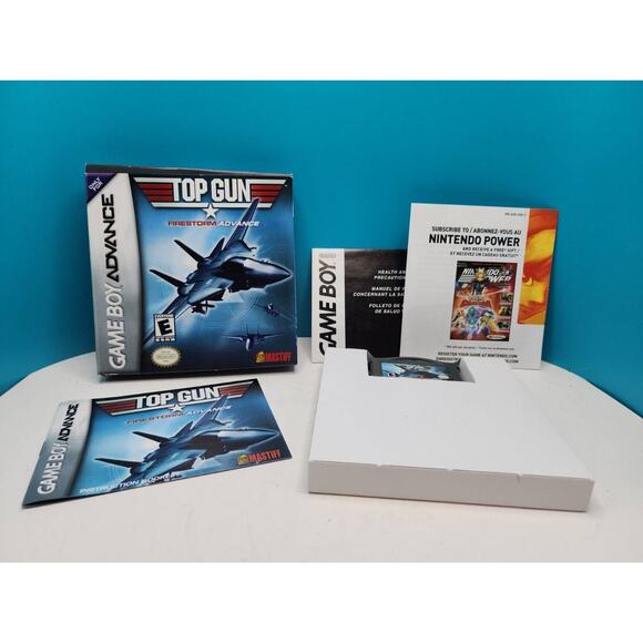 Top Gun: Firestorm Advance 2004 (Nintendo Game Boy Advance) Complete in box !!!!